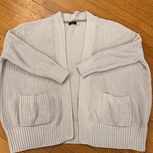 BDG Light Gray Knit Cardigan Sweater